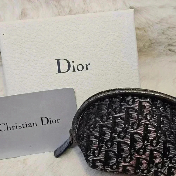 Dior Oblique Jacquard Petite Pouch - Picture 4 of 10